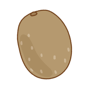 キウイのフリーイラスト Clip art of kiwifruit