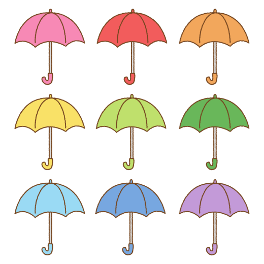 傘のイラスト