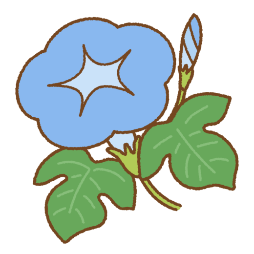 アサガオのイラスト