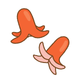 タコさんウィンナーのフリーイラスト Clip art of octopus sausage