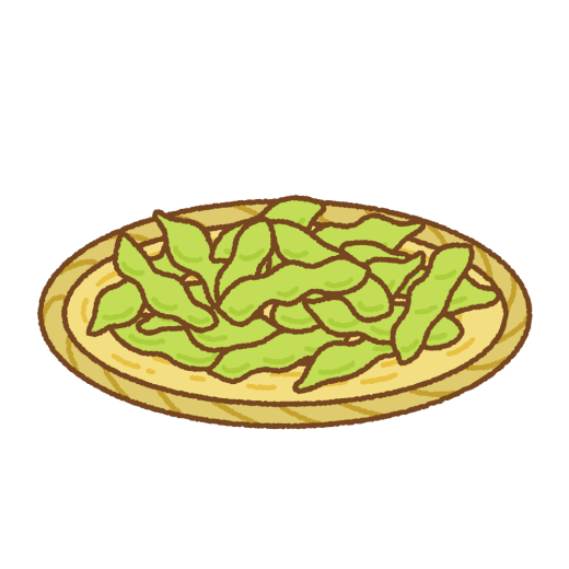 枝豆のイラスト