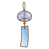 風鈴のイラスト
