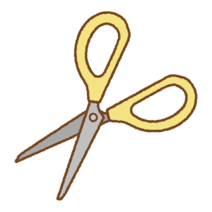 ハサミのフリーイラスト Clip art of scissor