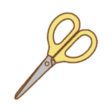ハサミのフリーイラスト Clip art of scissor