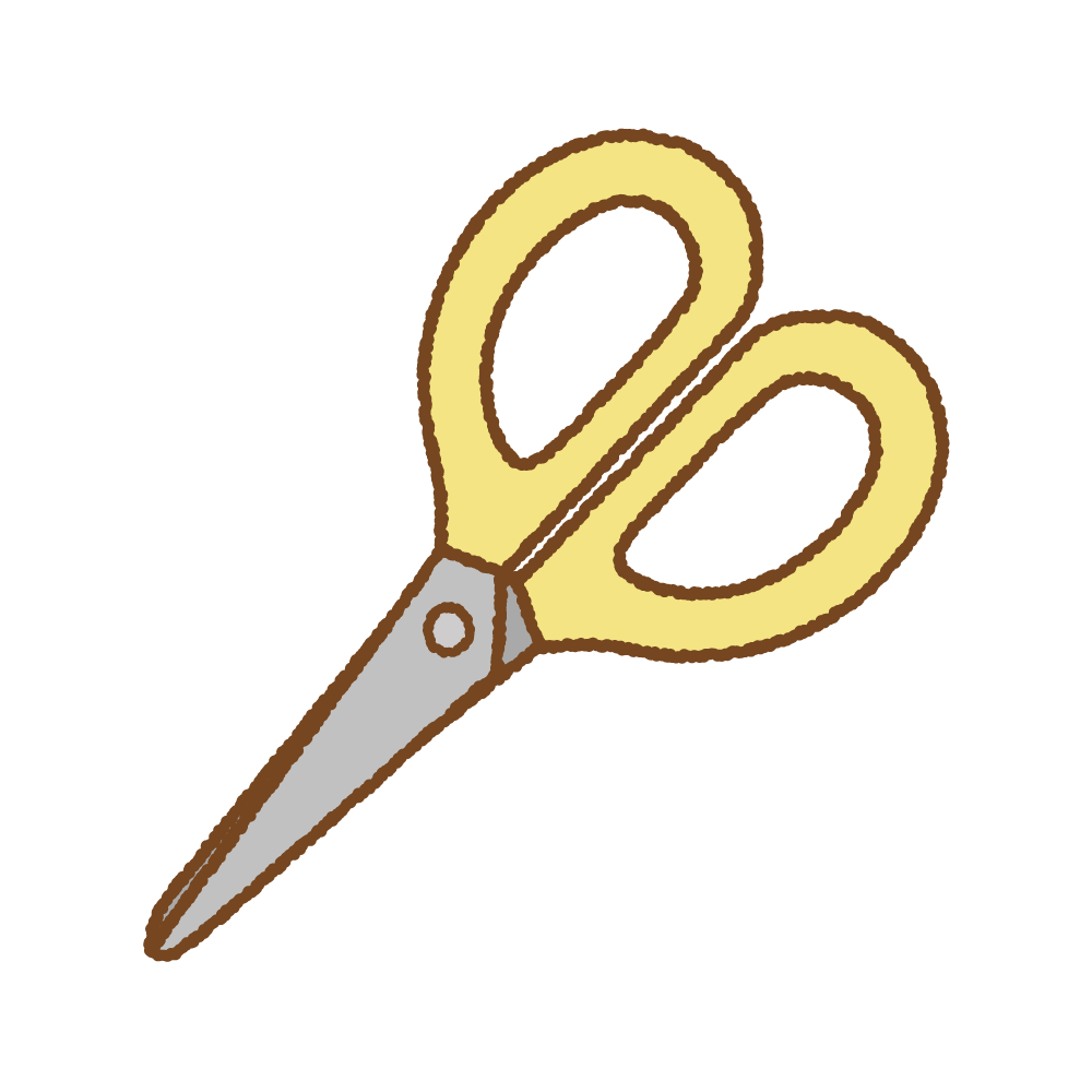 ハサミのフリーイラスト Clip art of scissor