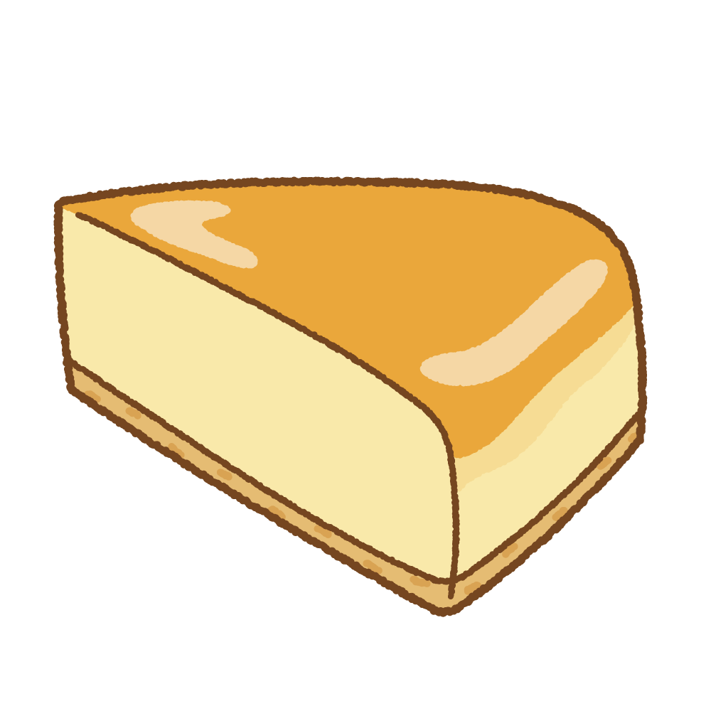 チーズケーキのイラスト ツカッテ