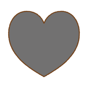 ハートマークのフリーイラスト Clip art of heart mark