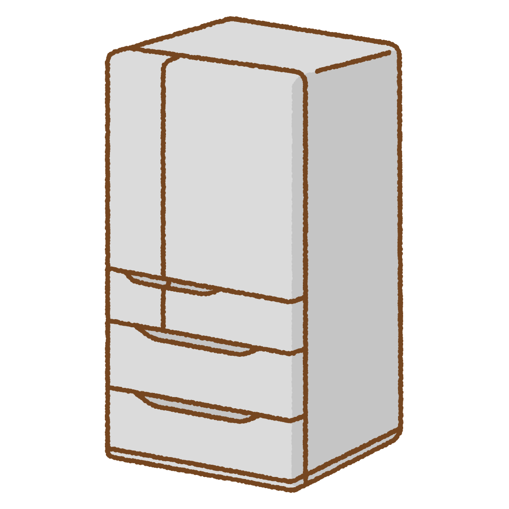 冷蔵庫のイラスト 商用okの無料イラスト素材サイト ツカッテ