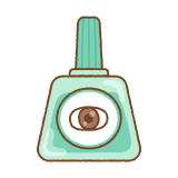 目薬のフリーイラスト Clip art of eye drops