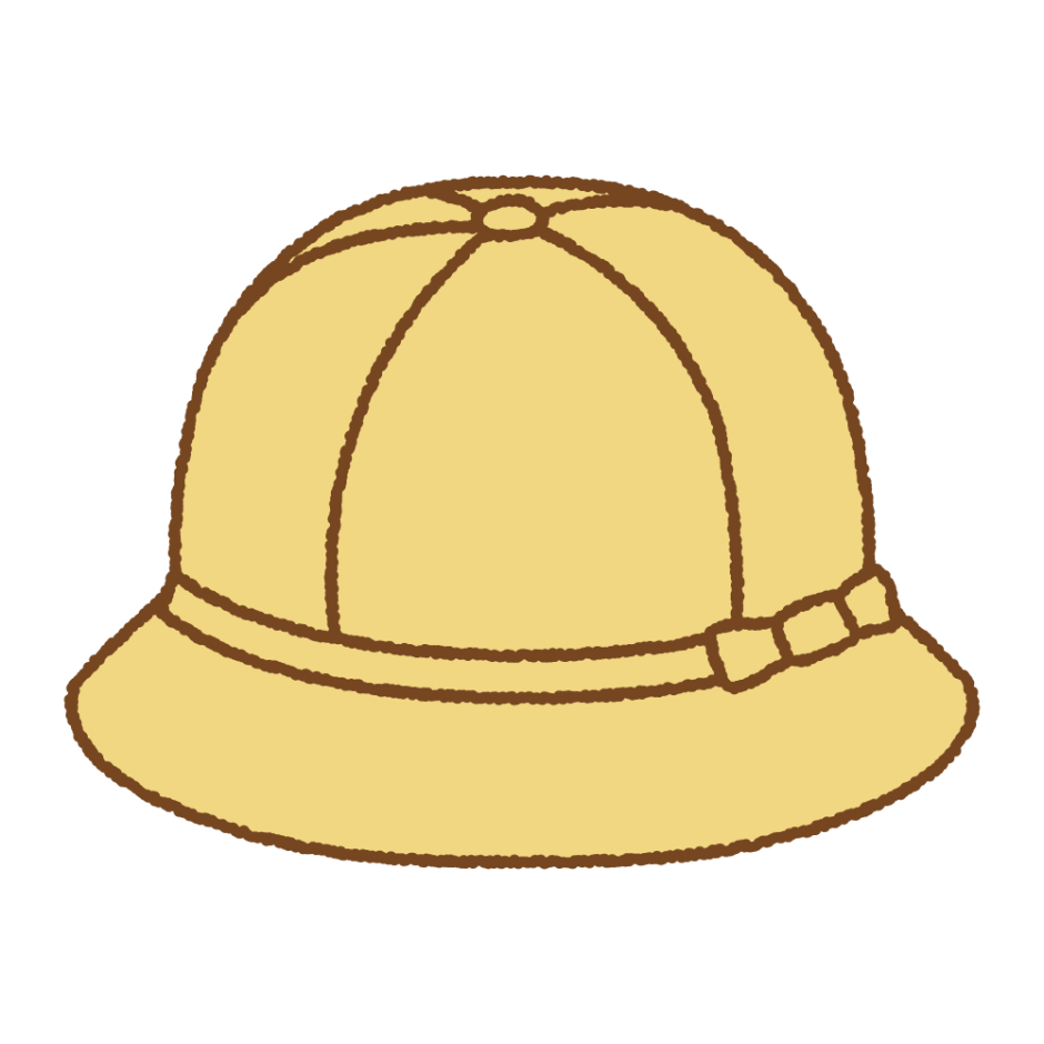黄色い通学帽キャップのイラスト | 商用OKの無料イラスト素材サイト ツカッテ