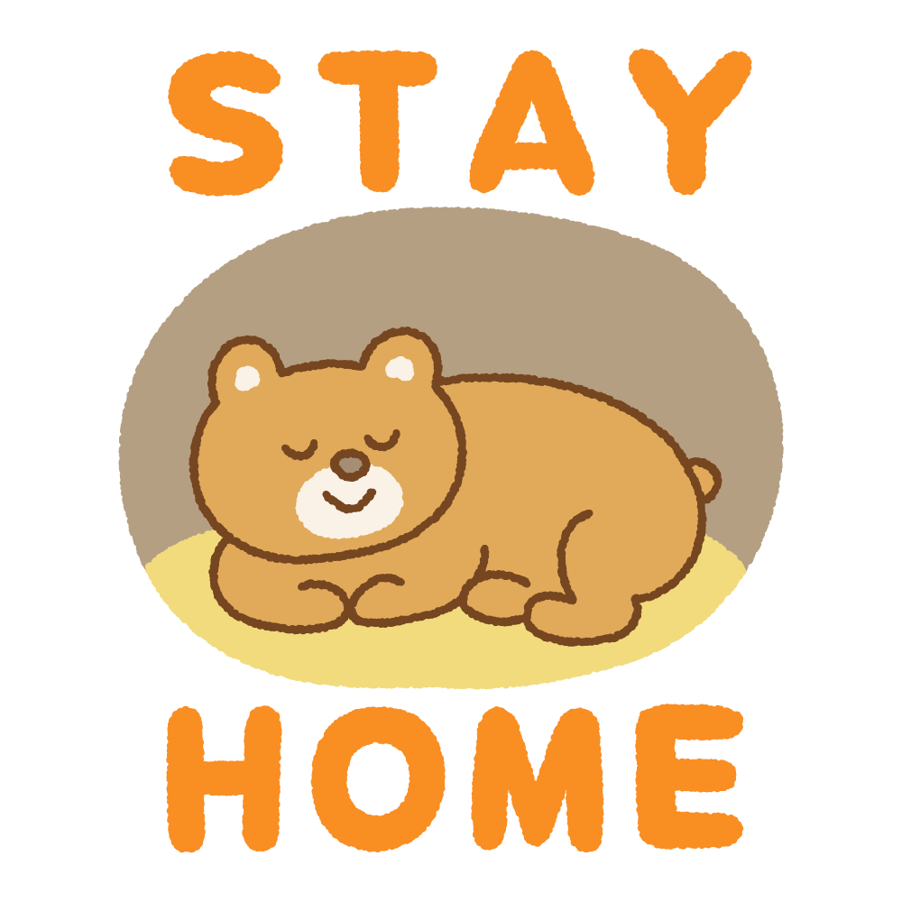 Stay Homeのイラスト