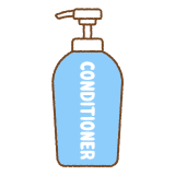 コンディショナーのフリーイラスト Clip art of conditioner