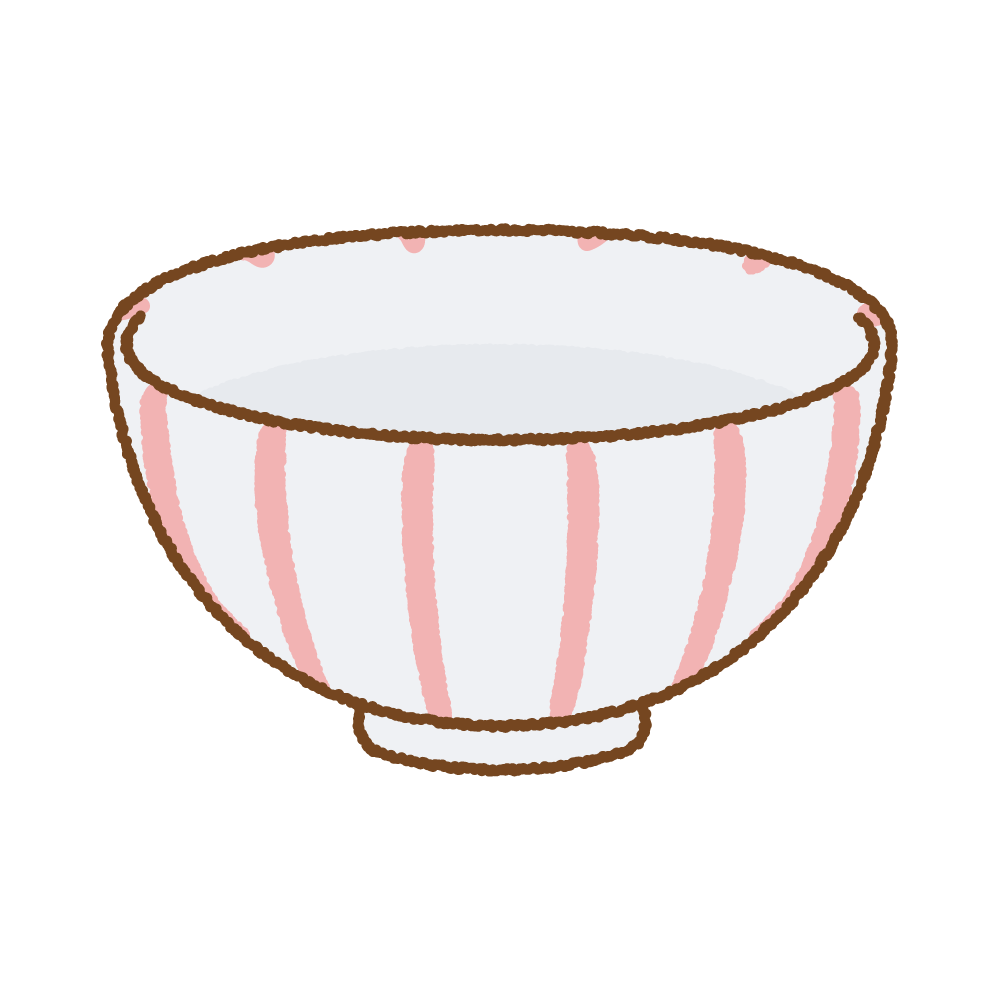 ごはん茶碗のイラスト 商用okの無料イラスト素材サイト ツカッテ