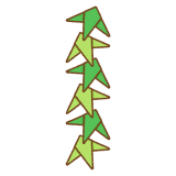 七夕飾りのフリーイラスト Clip art of tanabata-kazari