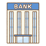 銀行のフリーイラスト Clip art of bank