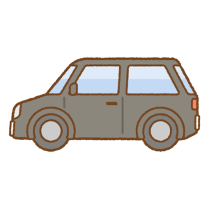 クルマのフリーイラスト Clip art of car