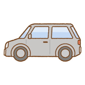 クルマのフリーイラスト Clip art of car