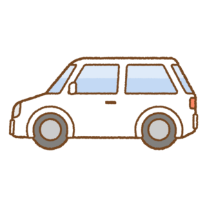 クルマのフリーイラスト Clip art of car