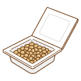 納豆のフリーイラスト Clip art of natto