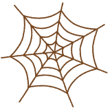 クモの巣のフリーイラスト Clip art of spiderweb