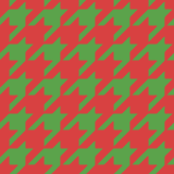 クリスマスカラーの千鳥格子のパターン素材のフリーイラスト Clip art of xmas chidori-goushi pattern