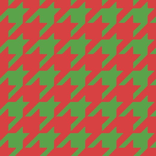 クリスマスカラーの千鳥格子のパターン素材