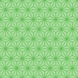麻の葉文様のパターン素材のフリーイラスト Clip art of asanoha-monyou pattern