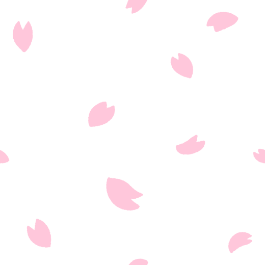 桜の花びらのパターン素材のイラスト