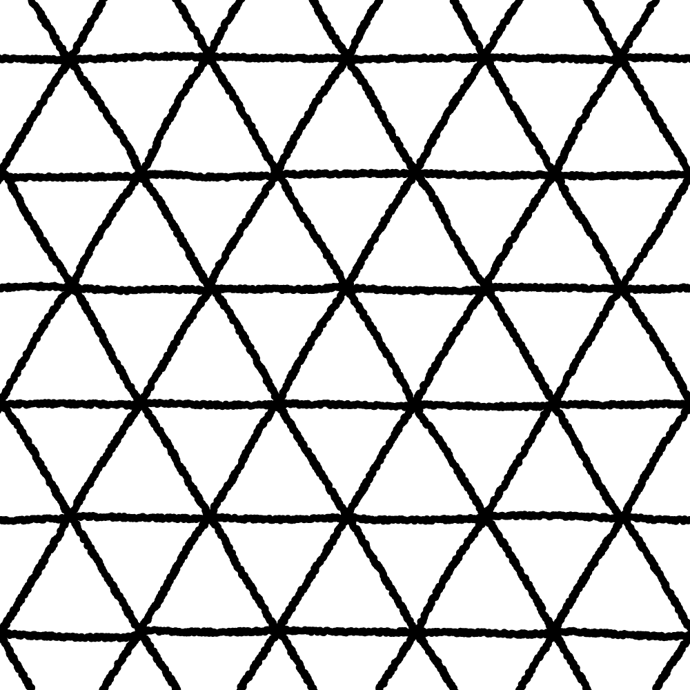 ラフな線の鱗文様のパターン素材のイラスト