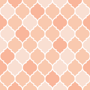 モロッカン柄のフリーイラスト Clip art of moroccan pattern random-color