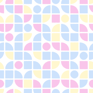 図形のパターンのフリーイラスト Clip art of shapes pattern