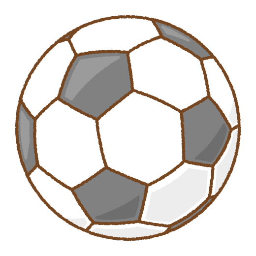 サッカーボールのイラスト