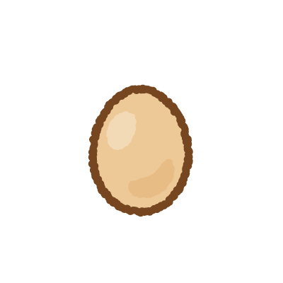 卵のフリーイラスト Clip art of egg