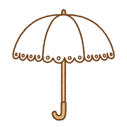 日傘のイラスト