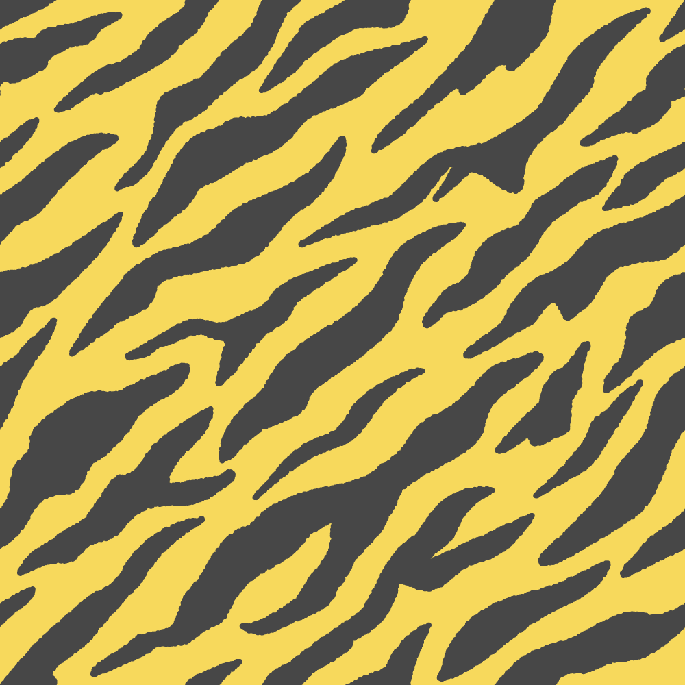 トラ柄のパターンのフリーイラスト Clip art of tiger-striped-pattern