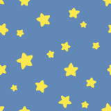 星のパターン素材のフリーイラスト Clip art of star-pattern