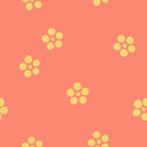 梅の花柄のパターンのフリーイラスト Clip art of japanese-plum-flower-patten