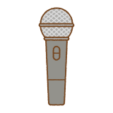 マイクのフリーイラスト Clip art of microphone