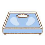 体重計のイラスト