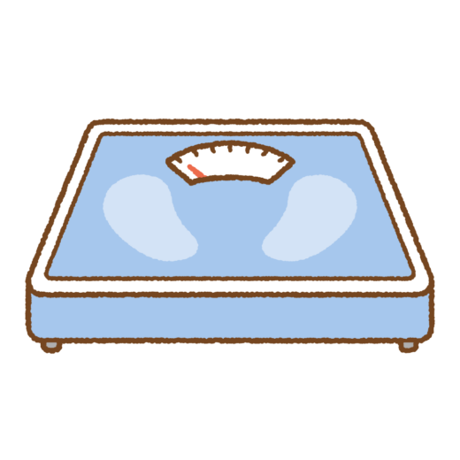 体重計のイラスト