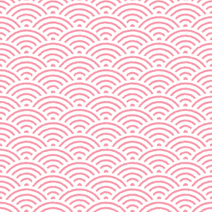 青海波のパターン素材のフリーイラスト Clip art of seigaiha-pattern