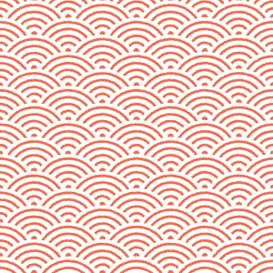 青海波のパターンのフリーイラスト Clip art of seigaiha-pattern