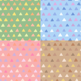 三角形柄のパターン素材