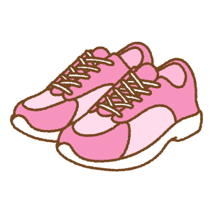 運動靴のフリーイラスト Clip art of athletic-shoes