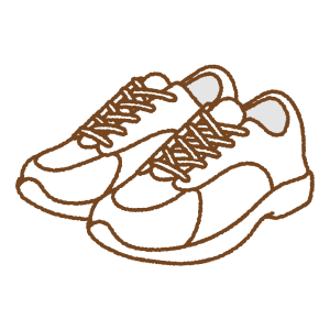 運動靴のフリーイラスト Clip art of athletic-shoes