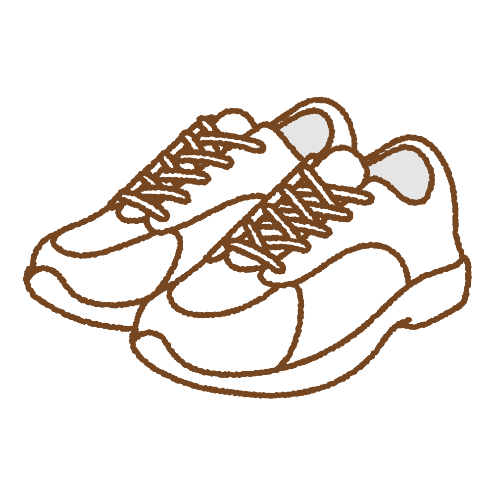 運動靴のイラスト 商用okの無料イラスト素材サイト ツカッテ