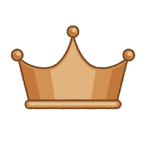 王冠のフリーイラスト Clip art of crown