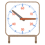 ペースクロックのフリーイラスト Clip art of swimming pace clock