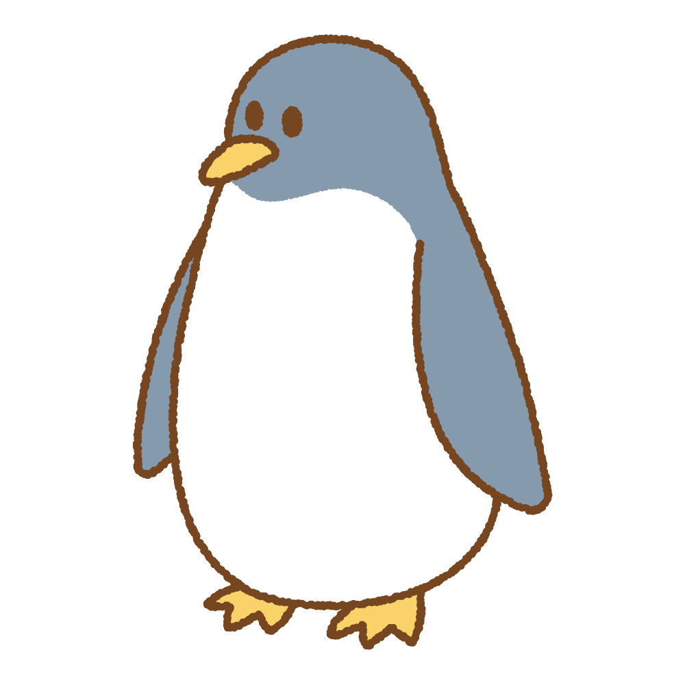 ペンギンのフリーイラスト Clip art of penguin