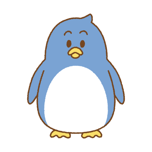 ペンギンのキャラクターのイラスト
